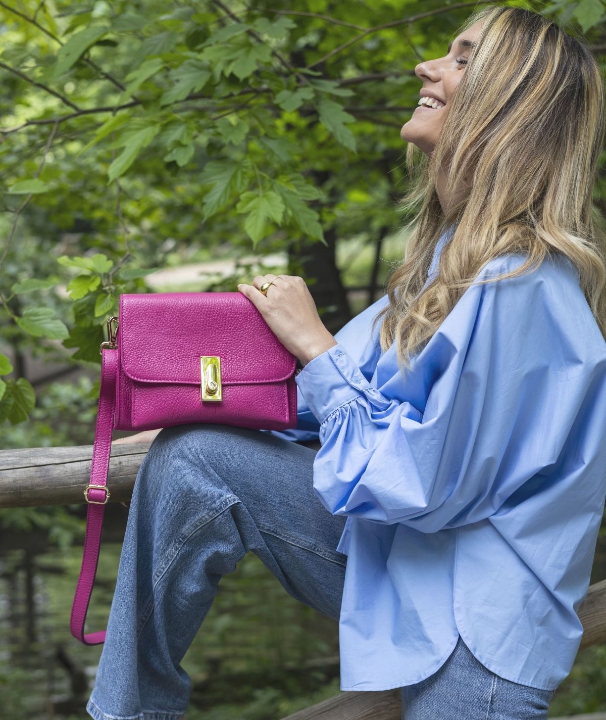 fuchsia handbags
